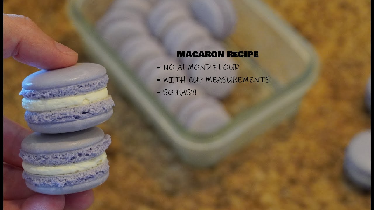 Macaron Recipe - NO ALMOND FLOUR - With Cup Measurements - SO Easy!