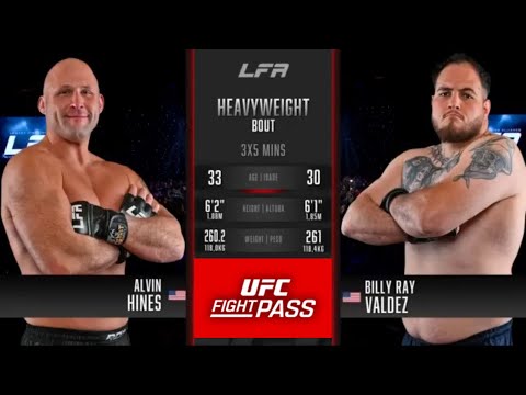 Alvin Hines vs Billy Ray Valdez full fight