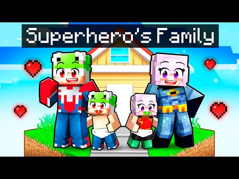 DAXX'S INCREDIBLE MINECRAFT SUPERHERO FAMILY!