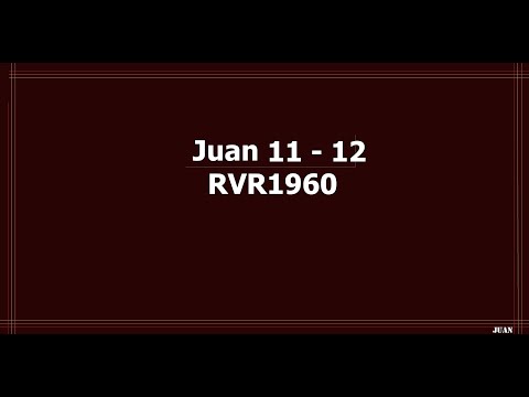 La Biblia hablada/ Juan 11 - 12