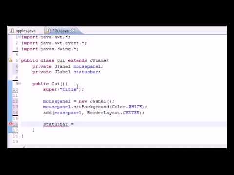 Java Programming Tutorial 72 Mouse Events