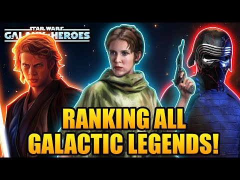 Ranking ALL Galactic Legends In SWGoH!! ft. @astroaddy10