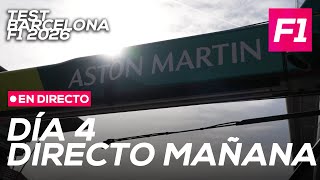F1 DIRECTO: Test F1 Barcelona 2026 - Día 4, directo mañana | SoyMotor.com