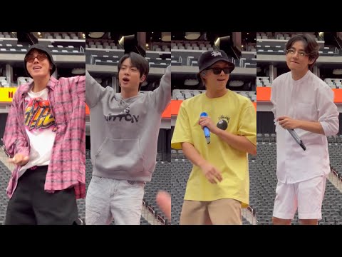 220416 Anpanman Soundcheck BTS Fancam Permission to Dance PTD On Stage Las Vegas Concert Live 방탄소년단