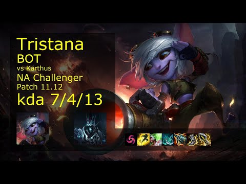Tristana ADC & Leona vs Karthus & Nautilus - NA Challenger 7/4/13 Patch 11.12 Gameplay