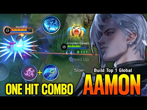 Deadly Shards Endless!! Aamon The Real Moster Jungler (ONE SHOT) - Build Top 1 Global Aamon ~ MLBB