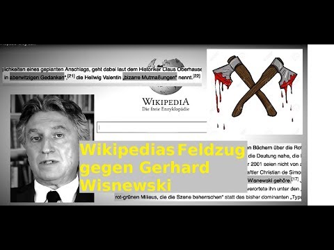Hatespeech: Wikipedias Feldzug gegen Gerhard Wisnewski