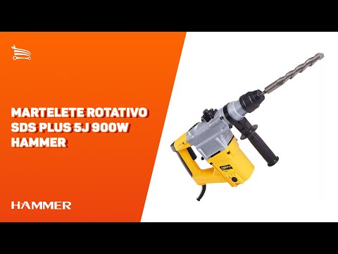 Martelete Rotativo SDS Plus 5J 900W  - Video