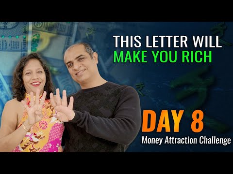 How Law of Attraction and This Letter Can Make You Rich? | Day -8 | Mitesh Khatri #moneyattraction