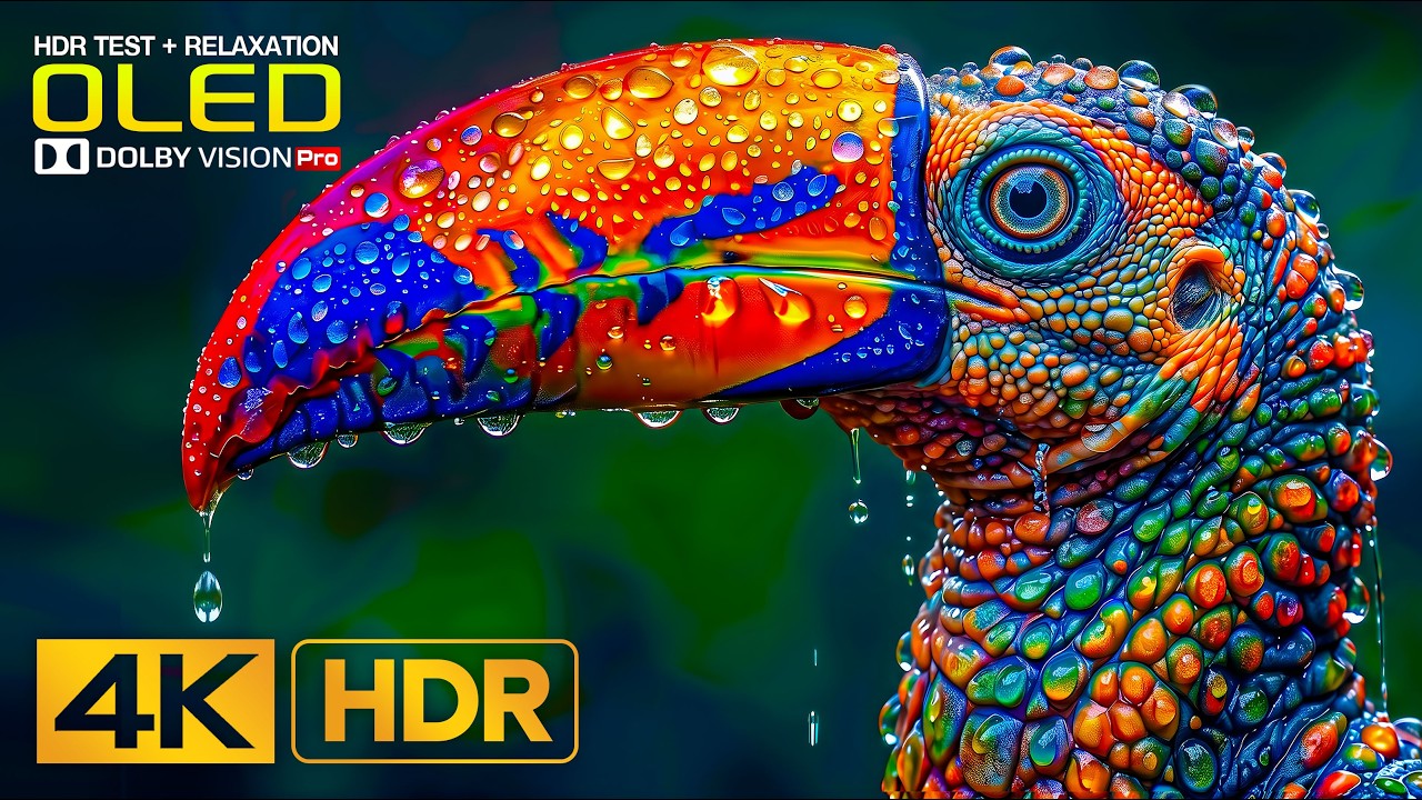 UNSEEN 4K HDR 60FPS | BEST Animals Nature 4K Video | OLED Dolby Vision | 8K Video ULTRA HD TV