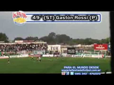 SARMIENTO DE JUNÍN 0   PATRONATO 2 LOS GOLES (FECHA 12) 13 10 13
