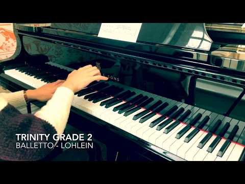 Trinity Grade 2 Balletto by Georg Simon Lohlein 2018-2020