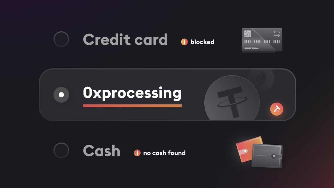 Payment process through 0xprocessing