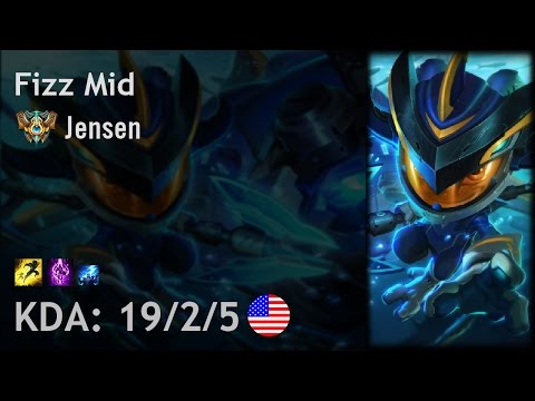 Fizz Mid vs Karthus - Jensen - NA Challenger Patch 6.24