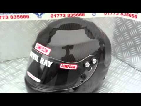 Simpson Carbon Devil Ray helmet from Custom Cruisers UK simpson-helmets.eu