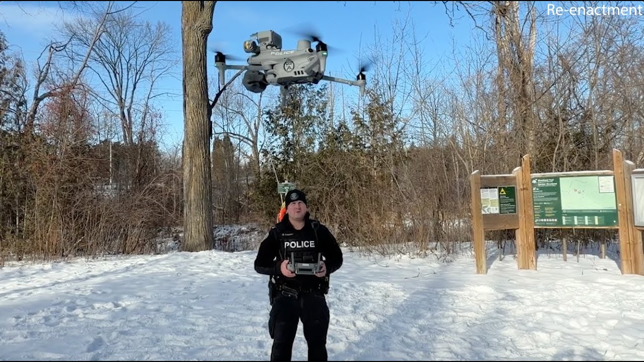 Air Support Unit Assists Officers In Rescue of Family Lost in Woods