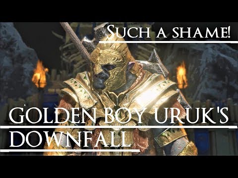 Shadow of War: Middle Earth™ Unique Orc Encounter & Quotes #83 THIS GOLDEN BOY URUK!