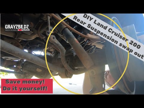 DIY Land Cruiser 200 Rear Suspension Swap out