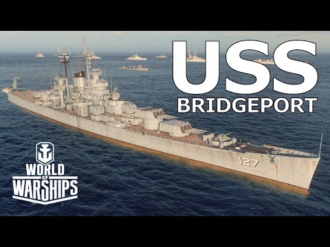 USS Bridgeport US Navy Heavy American Cruiser World of Warships Guide