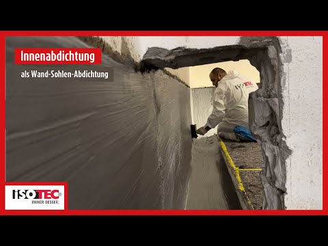 Kellerabdichtung von innen - ISOTEC Innenabdichtung als Wand-Sohlen-Abdichtung | ISOTEC Kortholt