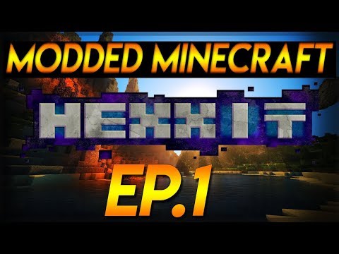 Hexxit MODDED MINECRAFT Ep.1 - GOD ARMOR ALREADY?!