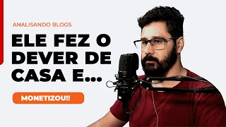 Análise de Blog Completa - Esse Está Aprovado no Adsense  Porque Fez o Dever de Casa