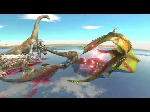 animal revolt battle simulator | infernals fantasy vs dinosaurs | good game | #120 | 😇🧒🏼