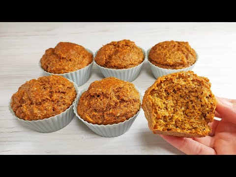 Пышные МОРКОВНЫЕ ПП КЕКСЫ | Без лактозы, глютена и сахара (субтитры)