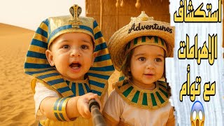 فلوق توام الذكاء اصطناعي - رحلة استكشاف عن المومياء في اهرامات