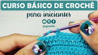 AULA 2: LAÇADA INICIAL E CORRENTINHA | AULA DE CROCHÊ PARA INICIANTES