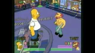 The Simpsons Wrestling For Sony Playstaion 2001 Trailer