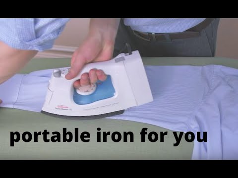 How to iron a shirt in 2 minutes|how to Iron your Dress|gadgets marketplace|portable iron for you