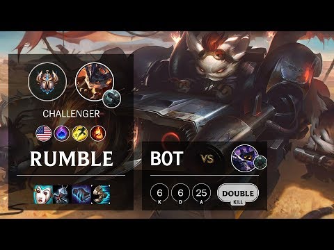 Rumble Bot vs Veigar - NA Challenger Patch 10.4