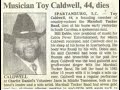 Toy Caldwell-Abs Song (LIVE) 5/8/92