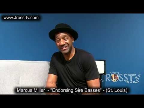 James Ross @ Marcus Miller - "Endorsing SIRE Basses" - www.Jross-tv.com (St. Louis)