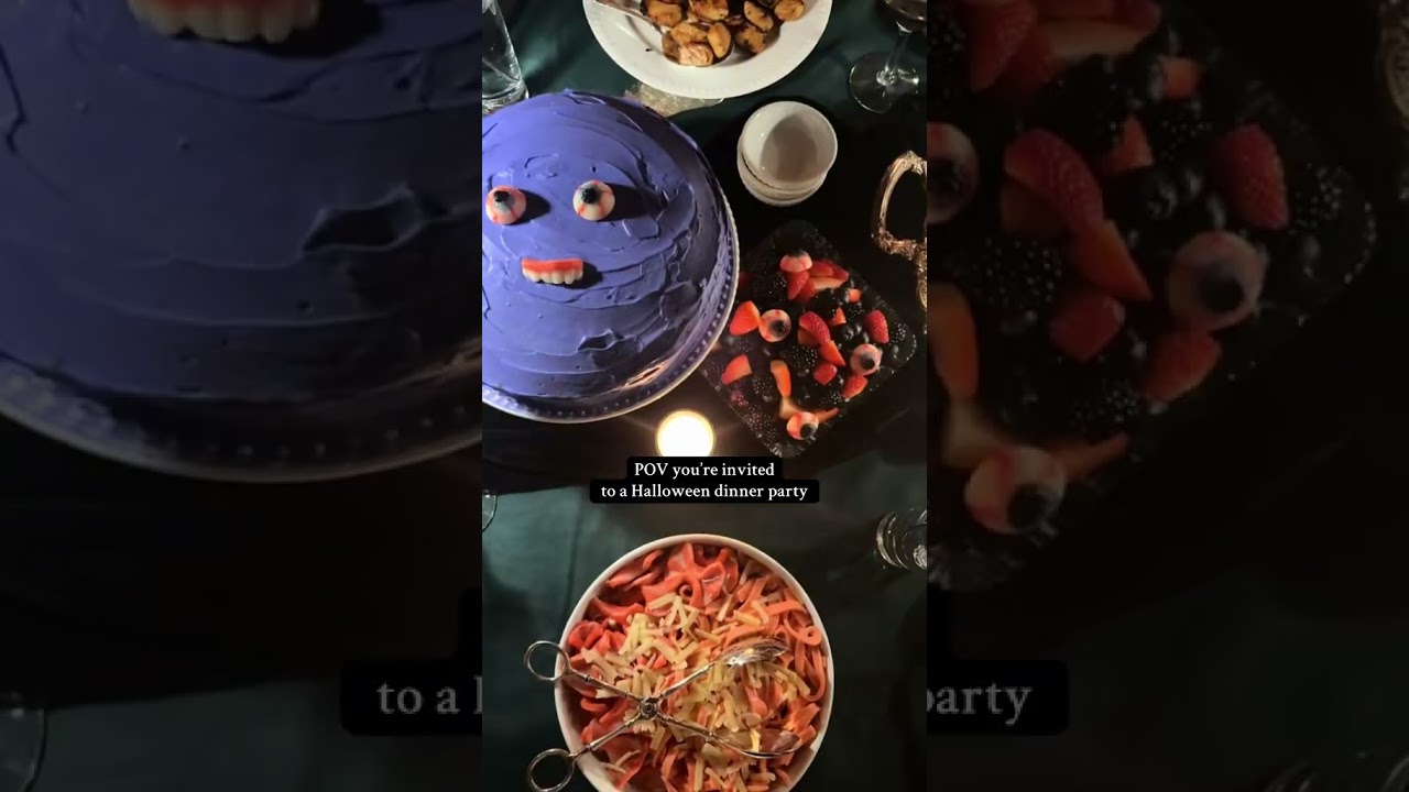 Halloween dinner party