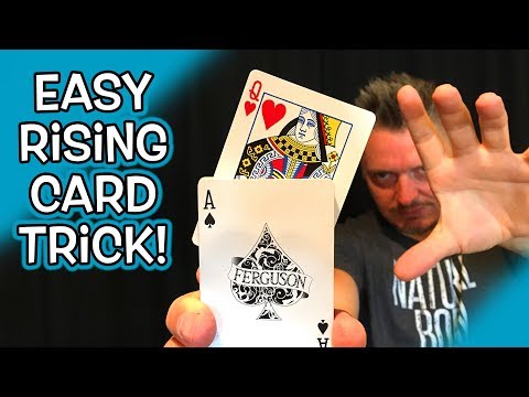How to Do Levitating Magic Rising Card Trick! **EASY!**