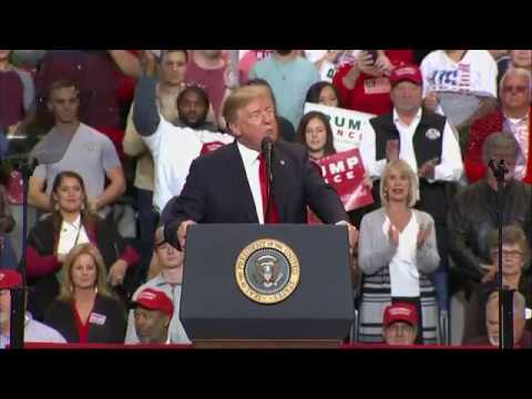 President Donald Trump says he needs Mississippi voters to elect Cindy Hyde-Smith to the U.S. Senate to help him continue his administration's "unprecedented" accomplishments (Nov. 26)