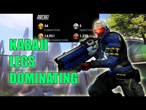 KABAJI HOW TO  PLAY LEGS  - TOP 500 OVERWATCH SEASON 21