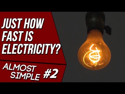 Almost simple #2: What is the speed of ELECTRICITY?