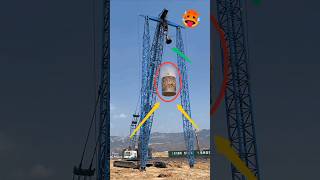 Dynamic compaction machine  😲 #machine #construction #compaction #technology #shorts