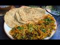 Patta Gobi Ki Sabji Aur Laccha Paratha Gobi Ki Sabji Patta Gobi Ki Sabji Sabji Recipe Dinner