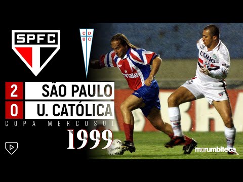 São Paulo 2x0 Univ. Católica - 1999 - 2 GOLS DE FRANÇA E VITÓRIA NA COPA MERCOSUL!