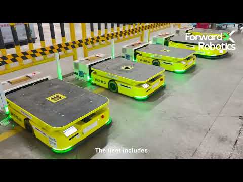 Chery Dalian Factory — 435 AMRs in Final Assembly