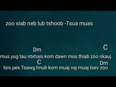 Zoo siab neb lub tshoob -Tsua muas Guitar chords