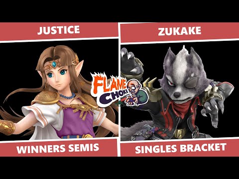 Flame Choke #20: Winners Semis - Justice (Zelda) Vs Zukake (Wolf) SSBU Singles