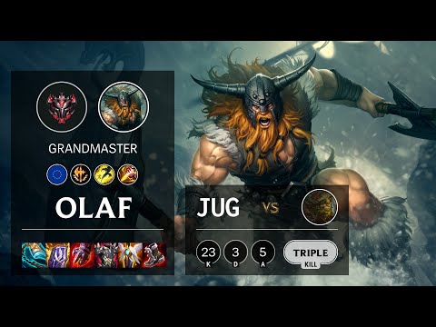 Olaf Jungle vs Ivern - EUW Grandmaster Patch 11.6