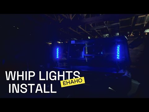 Polaris General Whip Lights Install