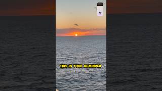 Star Princess SUNRISE Moment 🌊 #cruisevacation