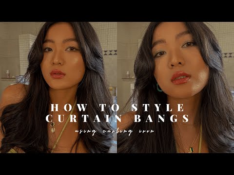 how to style long curtain bangs without heat how to style long curtain bangs without heat